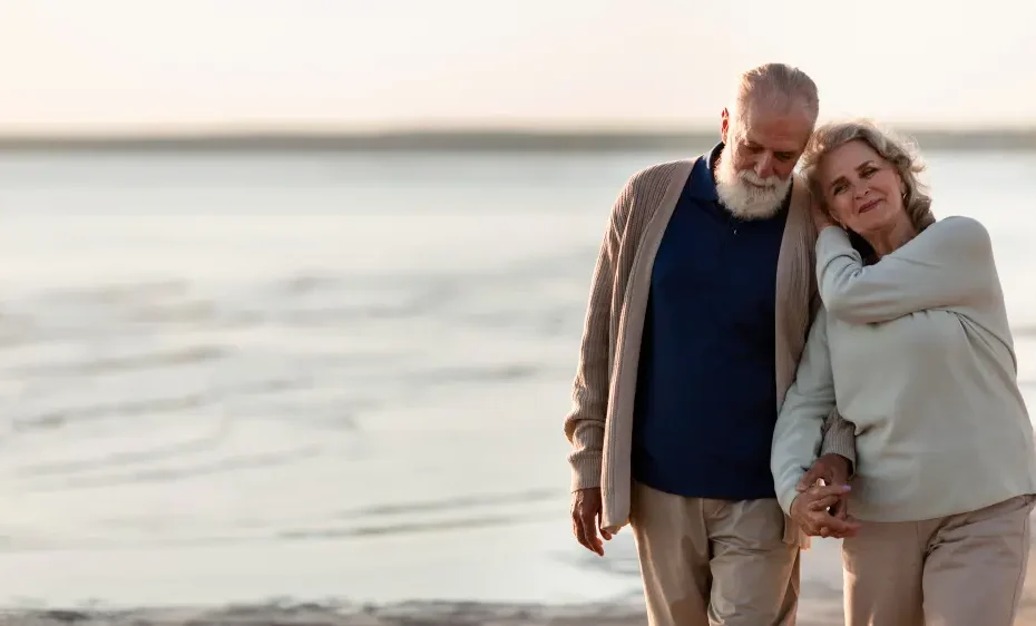 a senior couple